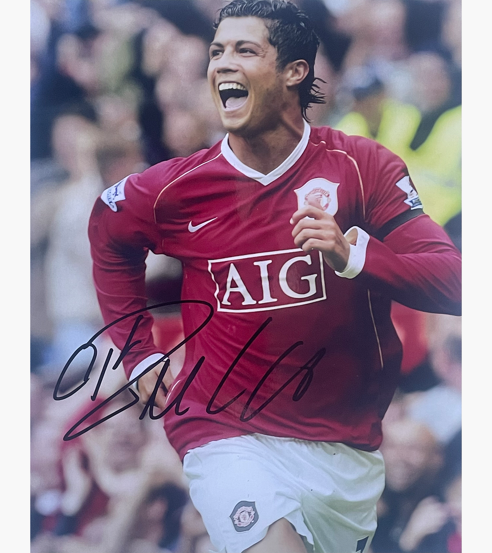 Cristiano Ronaldo – Signed 25.5cm x 20.2cm Colour Action Photo