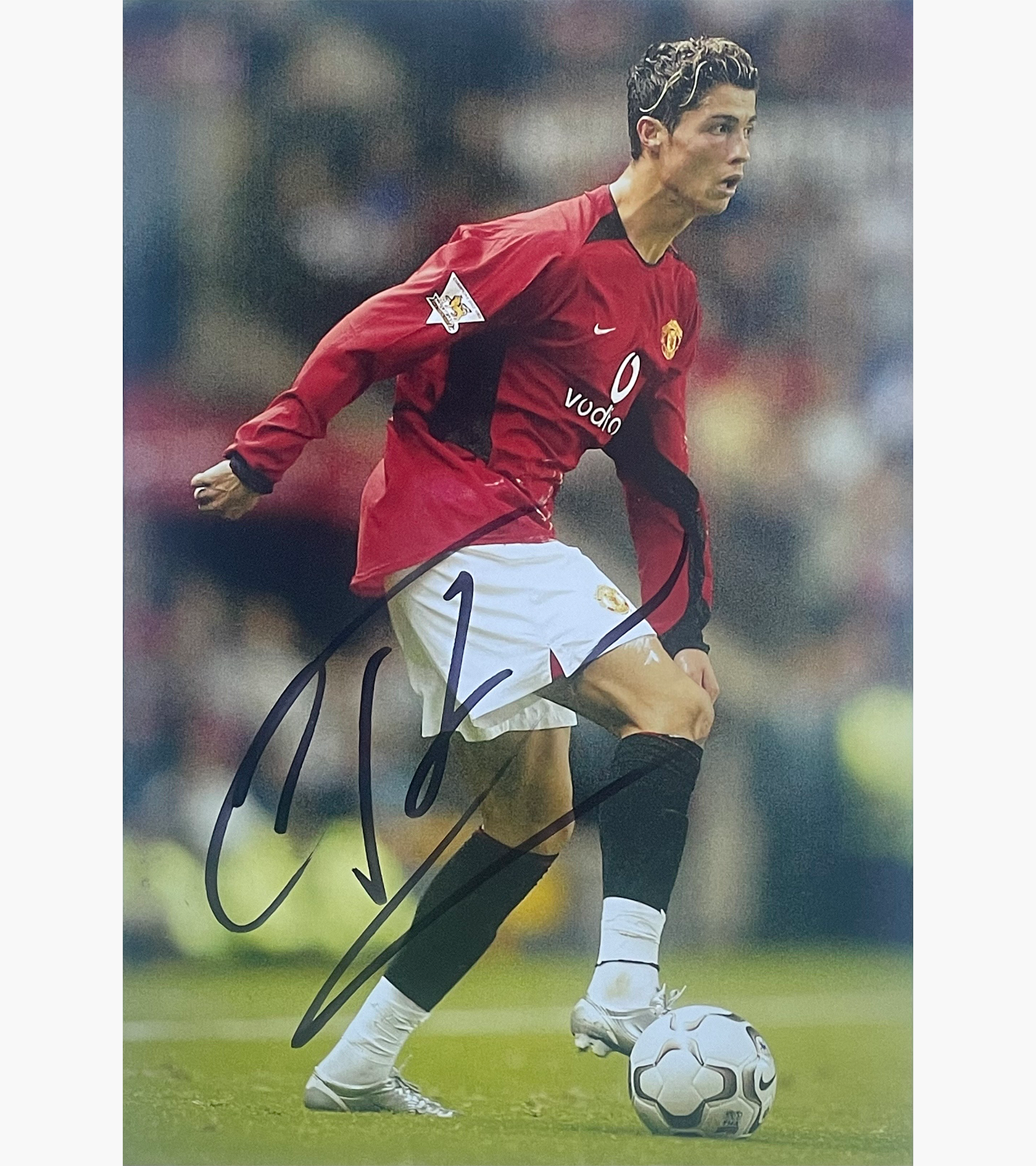 Cristiano Ronaldo – Signed 25.5cm x 17.5cm Colour Action Photo