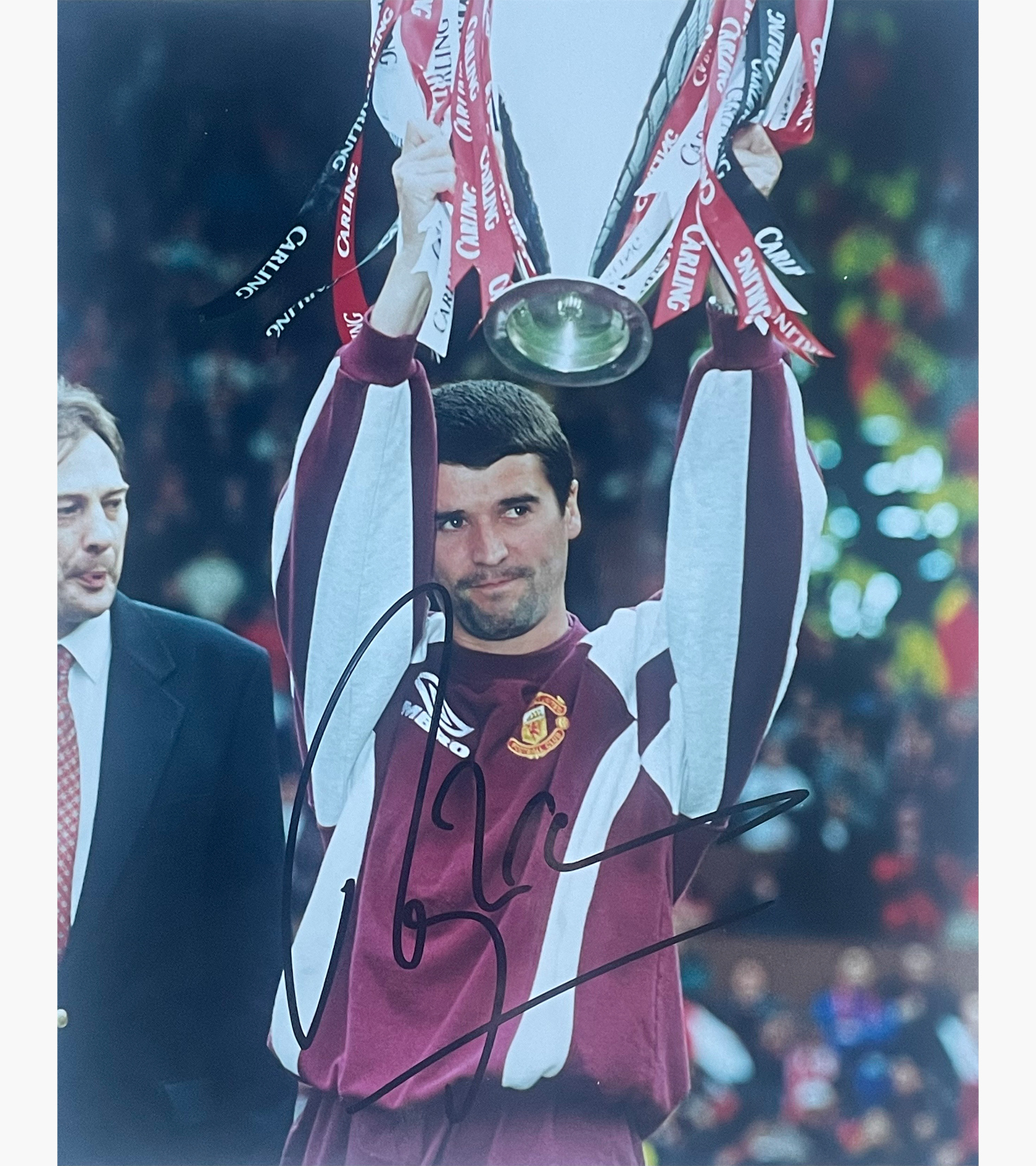 Roy Keane – Signed 25.5cm x 20.2cm Colour Photo
