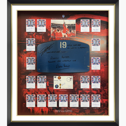 England 1966 World Cup Winners – Official Wembley Seat No.19 Signed Display (One-of-One)