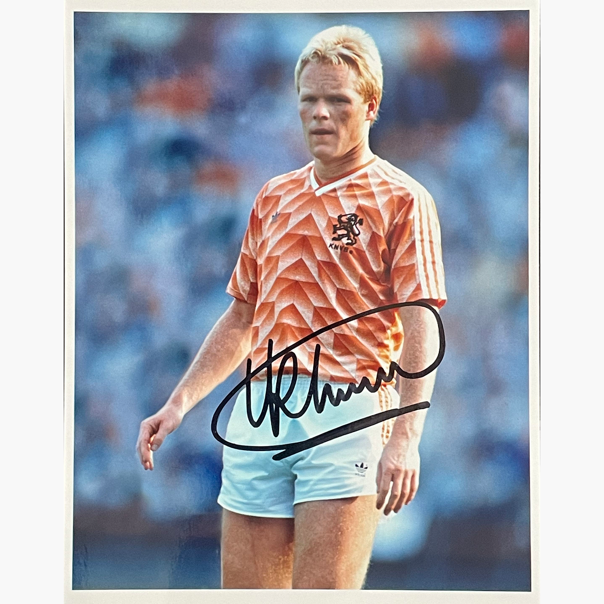 Ronald Koeman – Signed 18.5cm x 14.5cm Colour Action Photo