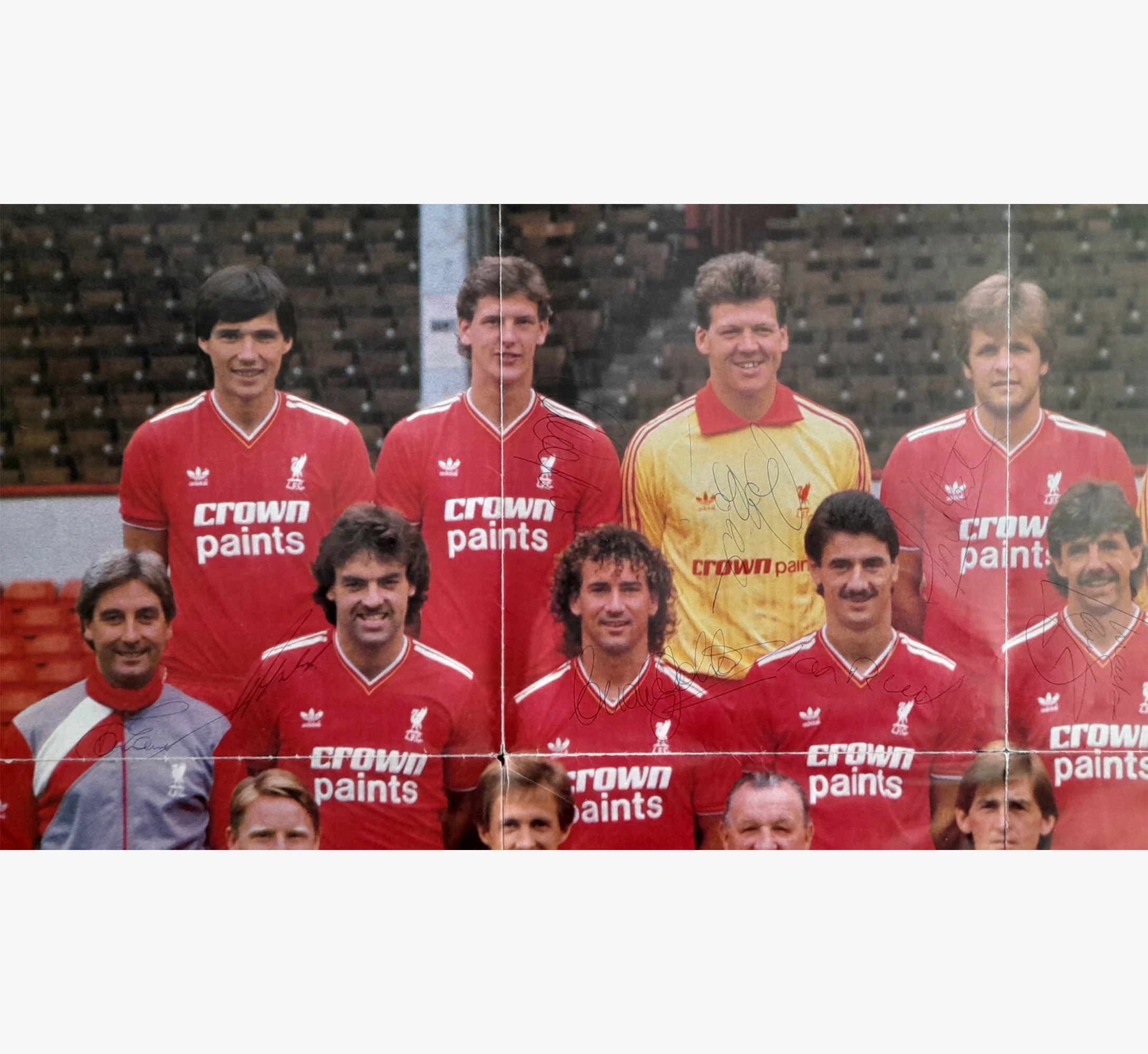 Liverpool FC 1985-86 Squad Signed Team Picture - 80cm x 60cm