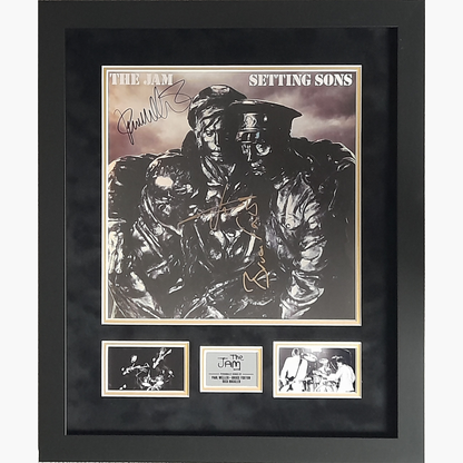 The Jam 'Setting Sons' Fully Signed Album Display – Paul Weller, Buckler, Foxton